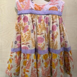 Pink Chicken Krista Dress - Gilded Floral Mix